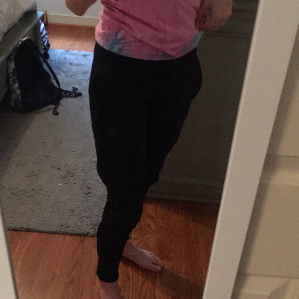 Black adidas sweatpants